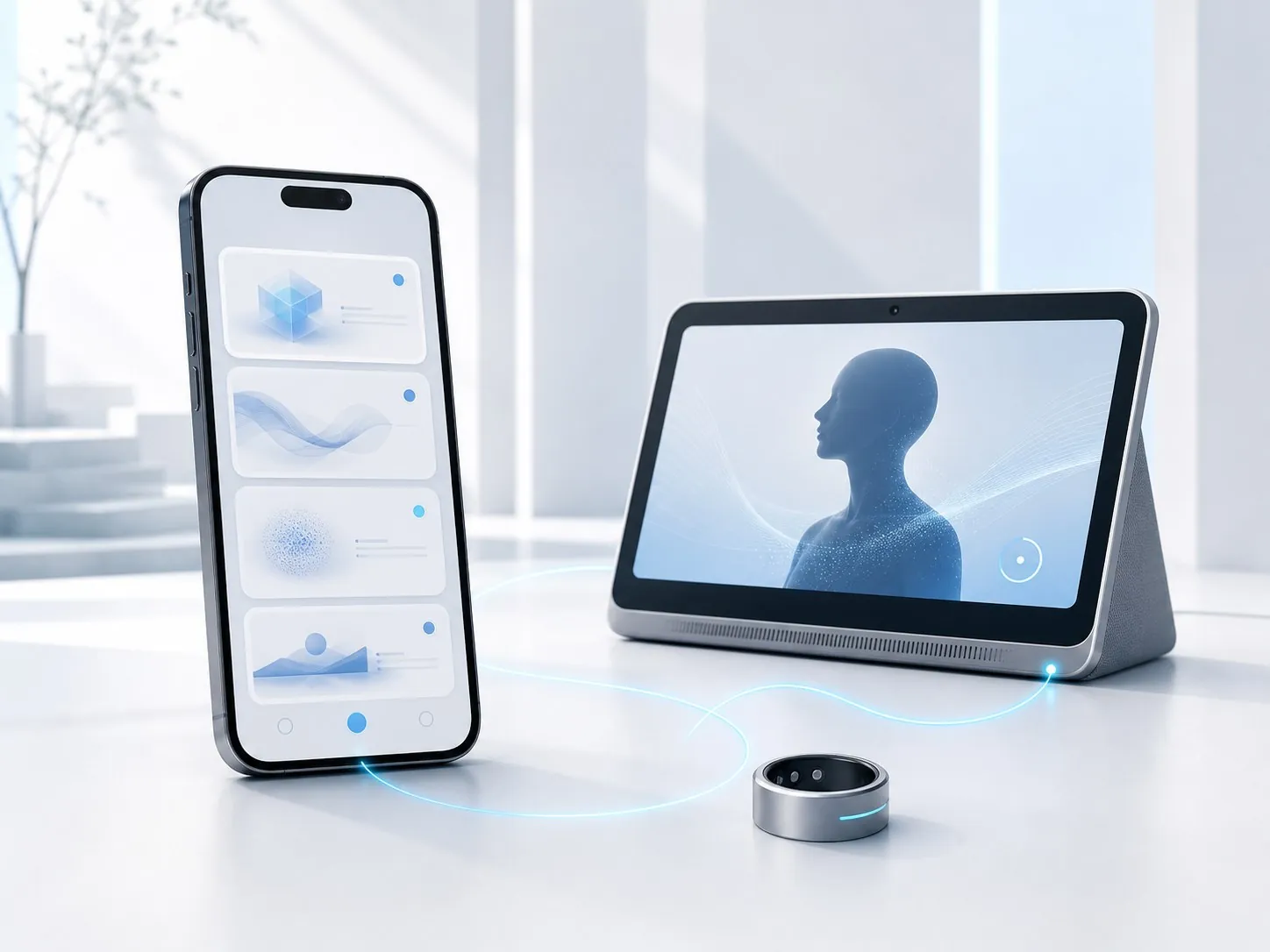 Ponsel, layar pintar, dan perangkat pendamping dalam satu ekosistem digital
